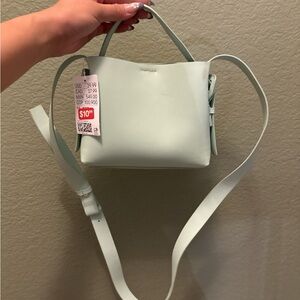 H&M Green Crossbody Bag with Minimalist Design